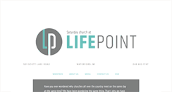 Desktop Screenshot of lifepointchristian.com